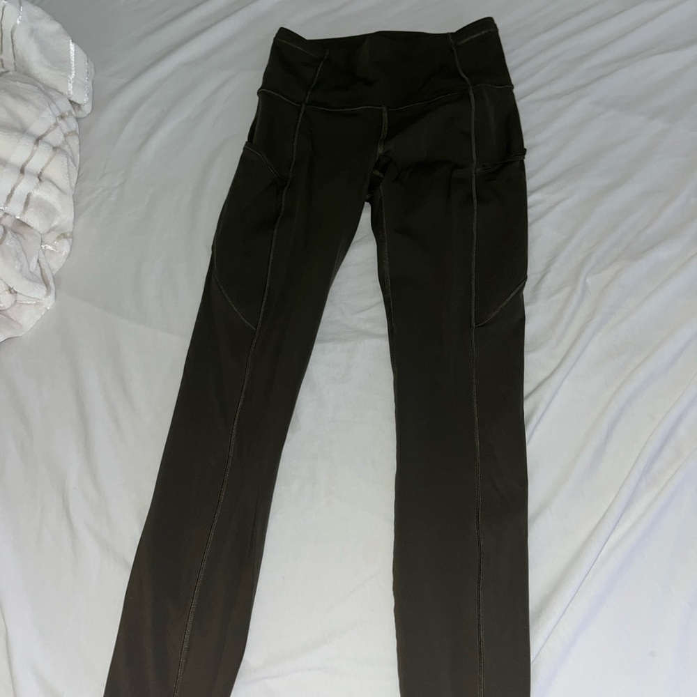 cami green fast and free leggings